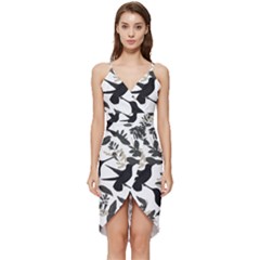 Wrap Frill Dress 