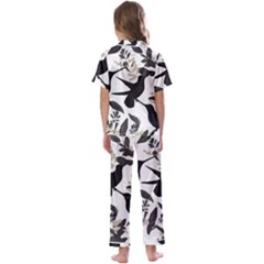 Kids  Satin Short Sleeve Pajamas Set 