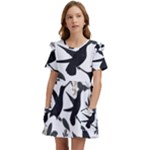 Blackbirds Kids  Frilly Sleeves Pocket Dress