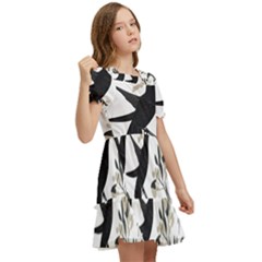 Kids  Puff Sleeved Dress 