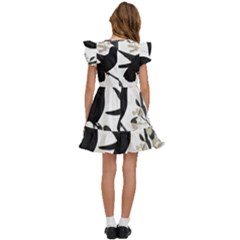 Kids  Winged Sleeve Dress 