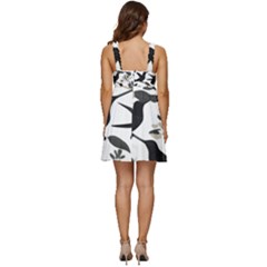 Ruffle Strap Babydoll Chiffon Dress 