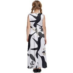 Kids  Satin Sleeveless Maxi Dress 