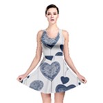 Blue Hearts Reversible Skater Dress