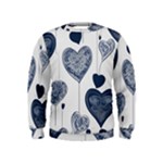 Blue Hearts Kids  Sweatshirt