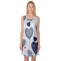 Sleeveless Satin Nightdress 