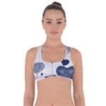 Blue Hearts Got No Strings Sports Bra