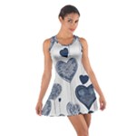 Blue Hearts Cotton Racerback Dress