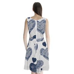 Sleeveless Waist Tie Chiffon Dress 