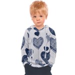 Blue Hearts Kids  Overhead Hoodie