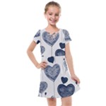 Blue Hearts Kids  Cross Web Dress