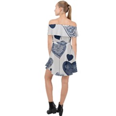 Off Shoulder Chiffon Dress 