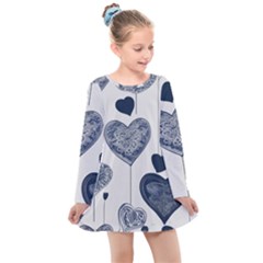 Kids  Long Sleeve Dress 