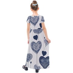 Kids  Short Sleeve Maxi Dress 