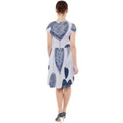 Cap Sleeve Midi Dress 