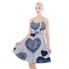 Halter Party Swing Dress  