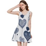Blue Hearts Inside Out Racerback Dress