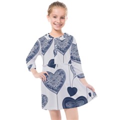 Kids  Quarter Sleeve Shirt Dress 