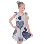 Blue Hearts Kids  Tie Up Tunic Dress