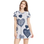 Blue Hearts Women s Sports Skirt