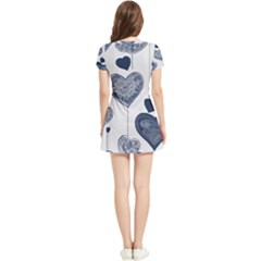 Short Sleeve V-Neck Dress 