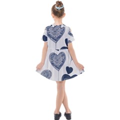 Kids  Short Sleeve Shirt Dress 