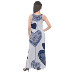 Sleeveless Velour Maxi Dress 