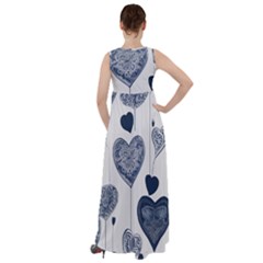 Empire Waist Velour Maxi Dress 