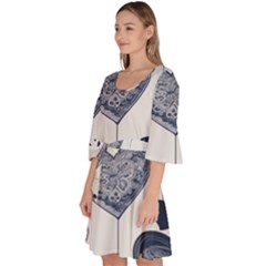 Velour Kimono Dress 