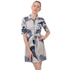 Belted Shirt Dress 