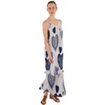 Blue Hearts Cami Maxi Ruffle Chiffon Dress