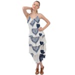 Blue Hearts Layered Bottom Dress