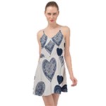 Blue Hearts Summer Time Chiffon Dress