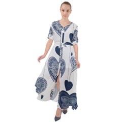 Waist Tie Boho Maxi Dress 