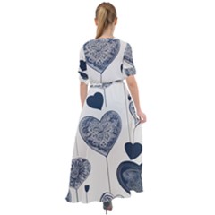 Waist Tie Boho Maxi Dress 