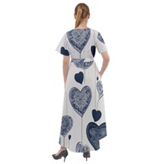 Front Wrap High Low Dress 