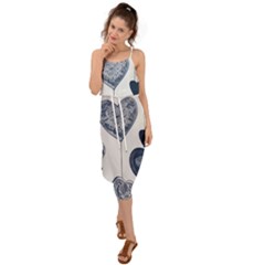 Waist Tie Cover Up Chiffon Dress 