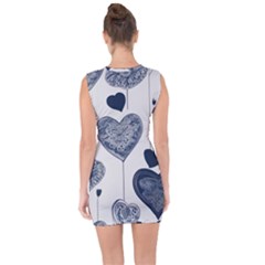 Lace Up Front Bodycon Dress 