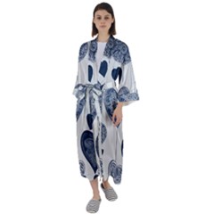 Maxi Satin Kimono 