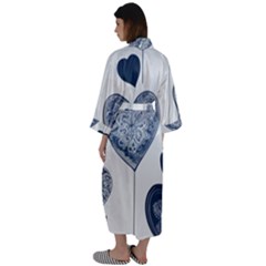Maxi Satin Kimono 