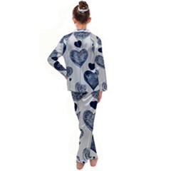 Kids  Satin Long Sleeve Pajamas Set 