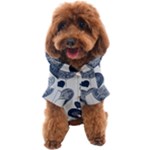 Blue Hearts Dog Coat