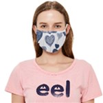 Blue Hearts Cloth Face Mask (Adult)