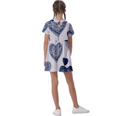 Kids  Asymmetric Collar Dress 