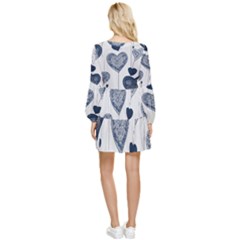 Tiered Long Sleeve Mini Dress 
