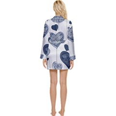 Long Sleeve Satin Robe 