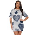 Blue Hearts Just Threw It On Dress