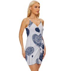 Wrap Tie Front Dress 
