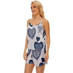 Satin Pajama Short Set 