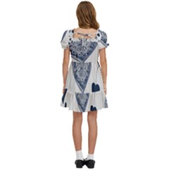 Kids  Puff Sleeved Dress 